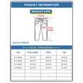 thumbnail image 3 of KIDSCOOL SPACE Little Girls Jeans,Elastic Band Inside Embroidered Ripped Stretchy Soft Denim Slim Pants,4-5 Years, 3 of 6