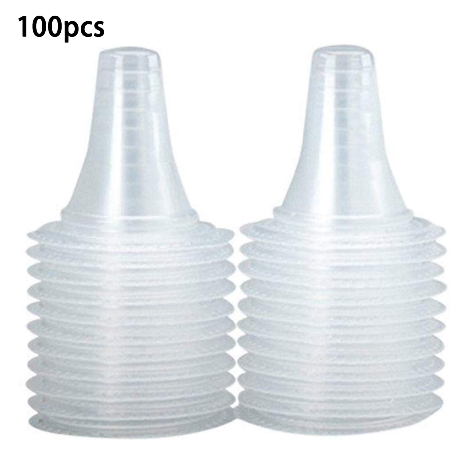 yeacher 100Pcs Disposable Ear Thermometer Probe Covers, Soft Food-Grade PP, Hygienic & Safe for Kids, 10 Uses per Cover, Reduces Cross-Infection, 16x16x5cm Pack