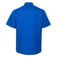 thumbnail image 2 of TOPTIE Veste de Chef Unisexe à Manches Courtes, Bleu Royal, 2 of 8