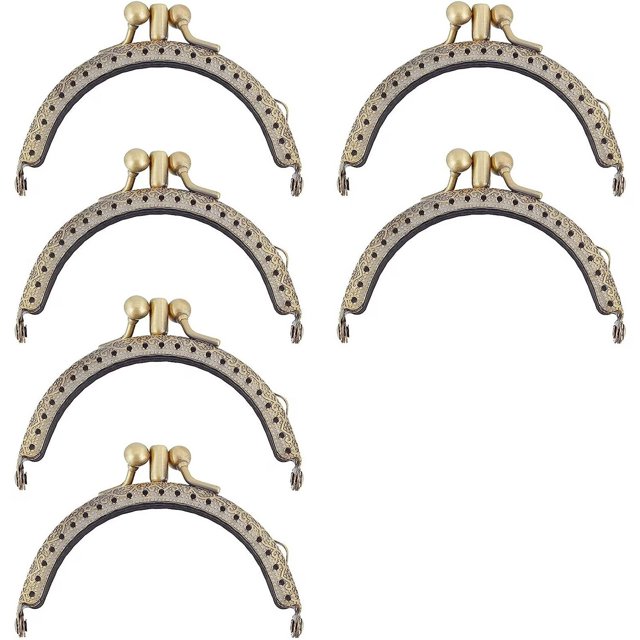LAILLSH 2026 New Arrival Fixing Clips for Window Screen Holders 6 Piece Wallet Frame Set with Pockets and Metal Lock Clasp