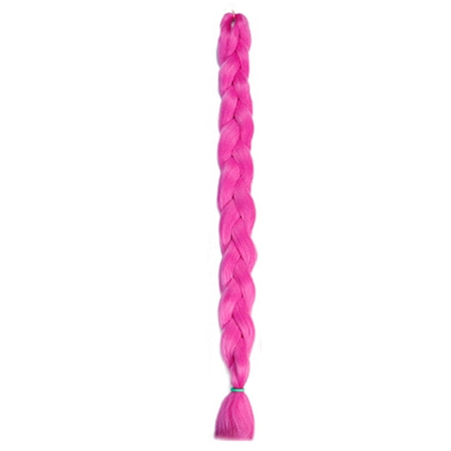Baohd 41inch Women Long Braiding Hair Synthetic High Temperature Fiber Pure Color Braid Hair Extensions