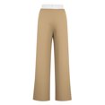 thumbnail image 3 of Pants for Women, Womens Fashionable Striped Printed Drawstring Wide Leg Pants, 3 of 4