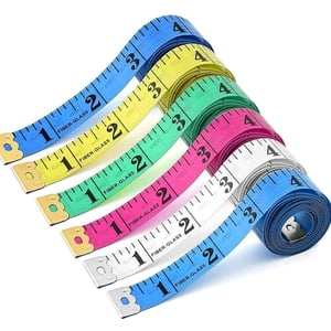 12 Pack 60 Inches Double Scale Soft Tape Measure Flexible Measuring Tape Ruler Weight Loss Medical Body Measurement Sewing Tailor Dressmaker Cloth Ruler with Accurate Measurements (Random Color)