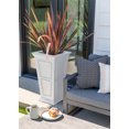 thumbnail image 3 of Veradek Brixton Tall 28" Planter White, 3 of 10