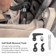 thumbnail image 3 of Pry Bar Adaptor Head, Compact Design Half Shaft Removal Tools Sturdy and Secure Star and Square Drive  for Prying Stubborn Objects, 3 of 7