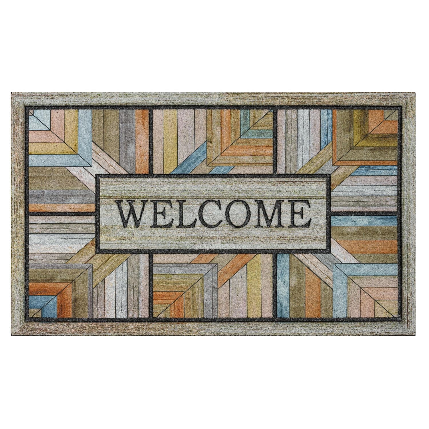 Mohawk Home Tapis d’entrée multicolore Colourful Roots, 46 x 76 cm