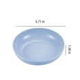 thumbnail image 2 of EGNMCR Kitchen Gadgets, 5PCS Dinner Plates - 5.7Inch Impregnable Dinner Plates Set Of 5 - Dishwasher & Microwave Safe Plastic Plates Reusable - Lightweight Plates For Kitchen,camping Dinner Plates, 2 of 7