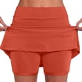 thumbnail image 1 of QIPOPIQ Jupe-Short de Performance Active pour Femmes Jupe Légère pour Course Tennis Golf Entraînement Sports Liquidation, 1 of 5