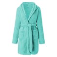 thumbnail image 4 of Gift TIMIFIS Womens Robe Plush Soft Robe , Warm, Fleece Bathrobe Winter Warm Pajamas Shower Nightgown - Spring/Summer, 4 of 5
