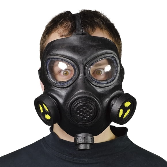 Black Toy Gas Full-Face Adult Unisex Halloween Costume Mask, by Way to Celebrate