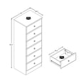 thumbnail image 3 of Prepac Astrid 6-Drawer Tall Chest, Drifted Gray, 3 of 9
