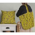 thumbnail image 5 of Soimoi Yellow Cotton Duck Fabric Cage & Humming Bird Print Sewing Fabric Yard 42 Inch Wide, 5 of 5