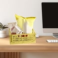 thumbnail image 4 of Foldable Crate with Handles,Collapsible Storage Bins Plastic Crates Organizer, Folding Storage Containers Stackable Basket Box for Home Office Shelves Kitchen Bedroom Bathroom, 4 of 5