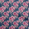 thumbnail image 1 of oneOone Polyester Spandex Blue Fabric Florals Sewing Craft Projects Fabric Prints By Yard 56 Inch Wide, 1 of 4
