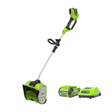 Greenworks 40V 12" Brushless Snow Shovel, 4.0Ah Battery and Charger Included