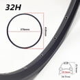 thumbnail image 1 of Splihome 20 inch Mountain Bike Wheel Rim 24/28/32/36 Hole Double Disc Wheel Rim 32 holes B, 1 of 9