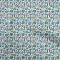 thumbnail image 1 of oneOone Rayon Light Green Fabric African Sewing Craft Projects Fabric Prints By Yard 56 Inch Wide, 1 of 4
