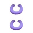 thumbnail image 4 of Thinsony Acrylic Fibers Made Toilet Mat Removable And Fits Most Toilets U Shape Purple 2Set, 4 of 6