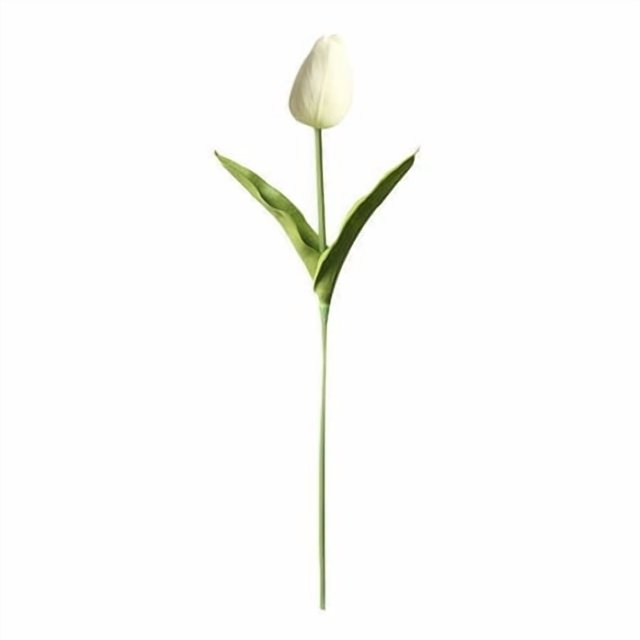 Shengyu Mini Artificial Flower Home Office Floral Decor Wedding Party Decorative PU Fake Flower, White