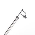 thumbnail image 3 of ziyahi Model Train Lamppost with Ladder Home Landscape Decorations LED Railway Light Miniature Single-Head Track Lamp Table Toys Gray（Scale 1:50） Black（Scale 1:160）, 3 of 6