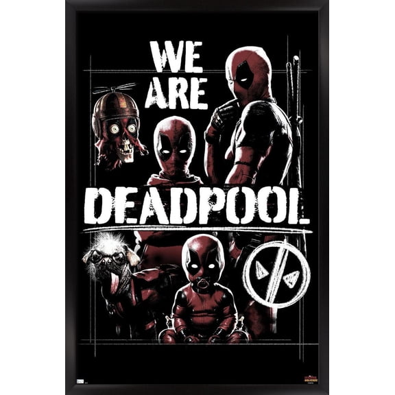 Marvel Deadpool & Wolverine - We Are Deadpool Wall Poster with Magnetic Frame, 22.375" x 34"
