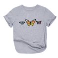 thumbnail image 2 of Babysbule T-Shirts pour Femmes en Liquidation Mode Décontractée Ample à Imprimé à Col Rond, 2 of 3