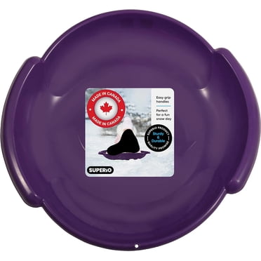 Superio Round Snow Saucer Sled 24" Purple