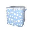thumbnail image 2 of HCBY Foldable Quilt Storage Bag with Double Zipper, Portable Clothes Organizer for Closet, Space Saving Winter Cup Storage Box for Dorm, Versatile Moving Bag for Blankets Bedding, 2 of 9