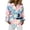 Light pink, variant on OIOLOYJM Womens Hawaiian Shirt Hawaii Floral Print Long Sleeve T Shirts Summer Vacation Button Up Loungewear Work Sky Blue M
