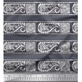 thumbnail image 1 of Soimoi Moss Georgette Fabric Leaves & Floral Block Print Fabric by The Yard 42 Inch Wide, 1 of 4