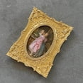 thumbnail image 3 of Cadre Photo 4x6 Support Décoratif Gaufré Table Rétro pour Décoratif Rétro pour Mariage Style Cadre Photo Mariage Chambre Salon, 3 of 9