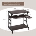 thumbnail image 4 of Giantex Mobile Computer Desk, Study Writing Desk w/Pull-out Keyboard Tray, Perfect for Home & Office, 4 of 7