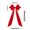 RD, variante sur Yhmxh Décoration Intérieure Housse de Chaise de Noël Rouge avec Nœud et Sangles de Dossier Décoratives Housse de Chaise et Sangles de Dossier Adaptées pour la Décoration des Fêtes Bienvenue Décorations de Maison Décor de Printemps