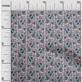 thumbnail image 1 of oneOone Silk Tabby Fabric Leaves|Floral & Paisley Block Decor Fabric Printed BTY 42 Inch Wide, 1 of 4