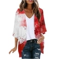 thumbnail image 2 of LOVZFMLL Cardigan pour Femmes Cardigan pour Dames Halloween Mode Veste Imprimée Été Veste Imprimée à Manches Longues Cardigan Veste, 2 of 5