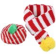 thumbnail image 2 of Pet Scarf Kit, Skin Friendly Easy To Wear Adorable Easy To Clean Dog Hat And Scarf Set  For Christmas For Small Medium Large Dogs For Pet For Cat Dog, 2 of 8