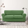 thumbnail image 2 of CHUN YI Sofa Cover with Separate Cushion Slipcover Stretch Checks, 2 of 7