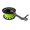 thumbnail image 4 of Xingzhi 30m Aluminum Alloy Cave Diving Finger Spool Guide Line Reel Black, 4 of 6