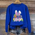 thumbnail image 4 of EGNMCR Easter T-Shirt Imprimé pour Femmes T-Shirts Graphiques pour Femmes T-Shirts pour Femmes T-Shirt à Col Rond pour Femmes Haut à Manches Longues Imprimé Easter Chandails T-Shirt pour Femmes, 4 of 5