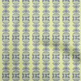 thumbnail image 1 of oneOone Polyester Spandex Pale Yellow Fabric Asian Block Print Sewing Material Print Fabric By The Yard 56 Inch Wide, 1 of 4