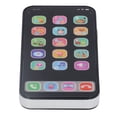 thumbnail image 3 of Kids Cell Phone Toy, Baby Phone Toy Learning Simulation Portable Educational  For Birthday Gifts White,Black, 3 of 8