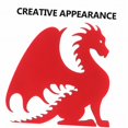 thumbnail image 4 of Qixi Mailbox Flag Mailboxes Banner Flags Mail Boxes Emblems Dragon Mailbox Ornament Decorative Metal Flag Vertical Flag for Mailbox Metal Dragon Flag Mailbox Repair Kit Red Red Clearance Sale!, 4 of 9