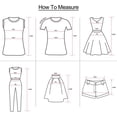 thumbnail image 4 of Fashion Womens Leisure Solid Short Sleeve  Neck Casual Loose Tops, 4 of 4