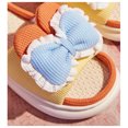 thumbnail image 4 of LSLJS Chaussures pour Femmes en Lin Slippers Home Chaudes avec Nœud Semelle Souple Antidérapantes Pantoufles, 4 of 9