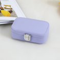 thumbnail image 2 of Double Layer Jewelry Storage Box Organizer Durable High Quality PU Leather Storage Box for Travel and Business Trips, 2 of 4