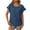 Dark Blue, variant on TNDBKQWR Clearance Womens Shirts Shirt for Woman Summer Tops Womens Crew Neck Short Sleeve Tops for Women Ladies Top Women Tshirts Cotton, Blue, M