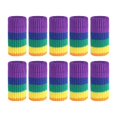 thumbnail image 2 of 10 Pcs Protège-Doigts / Élastique / Doux / Confortable / Support de Doigt pour Callosités Badminton Vélo - Iridescent, 2 of 8