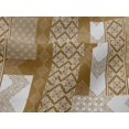 thumbnail image 5 of oneOone Viscose Jersey Light Brown Fabric Block Craft Projects Decor Fabric Printed By The Yard 60 Inch Wide, 5 of 5