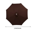 thumbnail image 2 of PUREKKI Toile de Remplacement pour Parasol Cour Pilier Central Banane Toile de Remplacement pour Parasol Extérieur Pare-Soleil Imperméable, 2 of 5