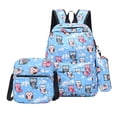 thumbnail image 1 of Fankiway Backpack for Men and Women, Nordic Printed Student Backpack, Nylon Three Piece Set, Computer Back Bag, Mother Bag Home Essentials for New Apartment Clearance Household Gadgets On Clearance, 1 of 1